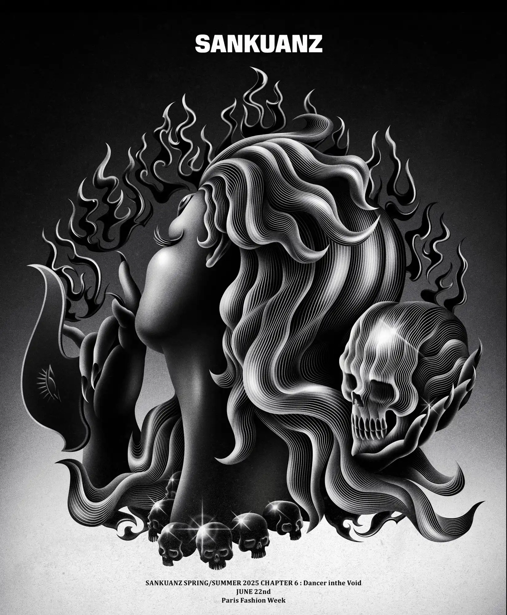SANKUANZ 2025SS アートワーク